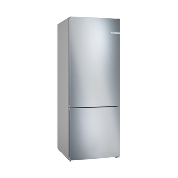 Series 4 Bottom Freezer Refrigerator – 483L Net Capacity, NoFrost, VitaFresh, 186x70 cm, Anti-Fingerprint Steel | Bosch KGN55VI2E9