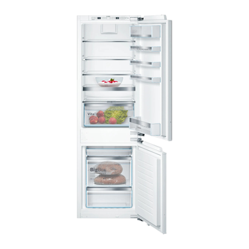 Series 6 Built-in Bottom Freezer Refrigerator – 254L Net Capacity, NoFrost Freezer, 177x56 cm | Bosch KIN86AF3M8