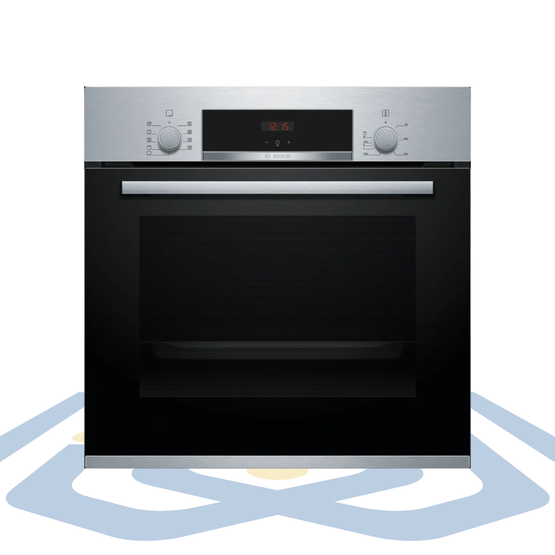 Series 4 Built-in Oven – 60x60 cm, 66L Capacity, 3D Hotair, Stainless Steel | Bosch HBJ534ES0