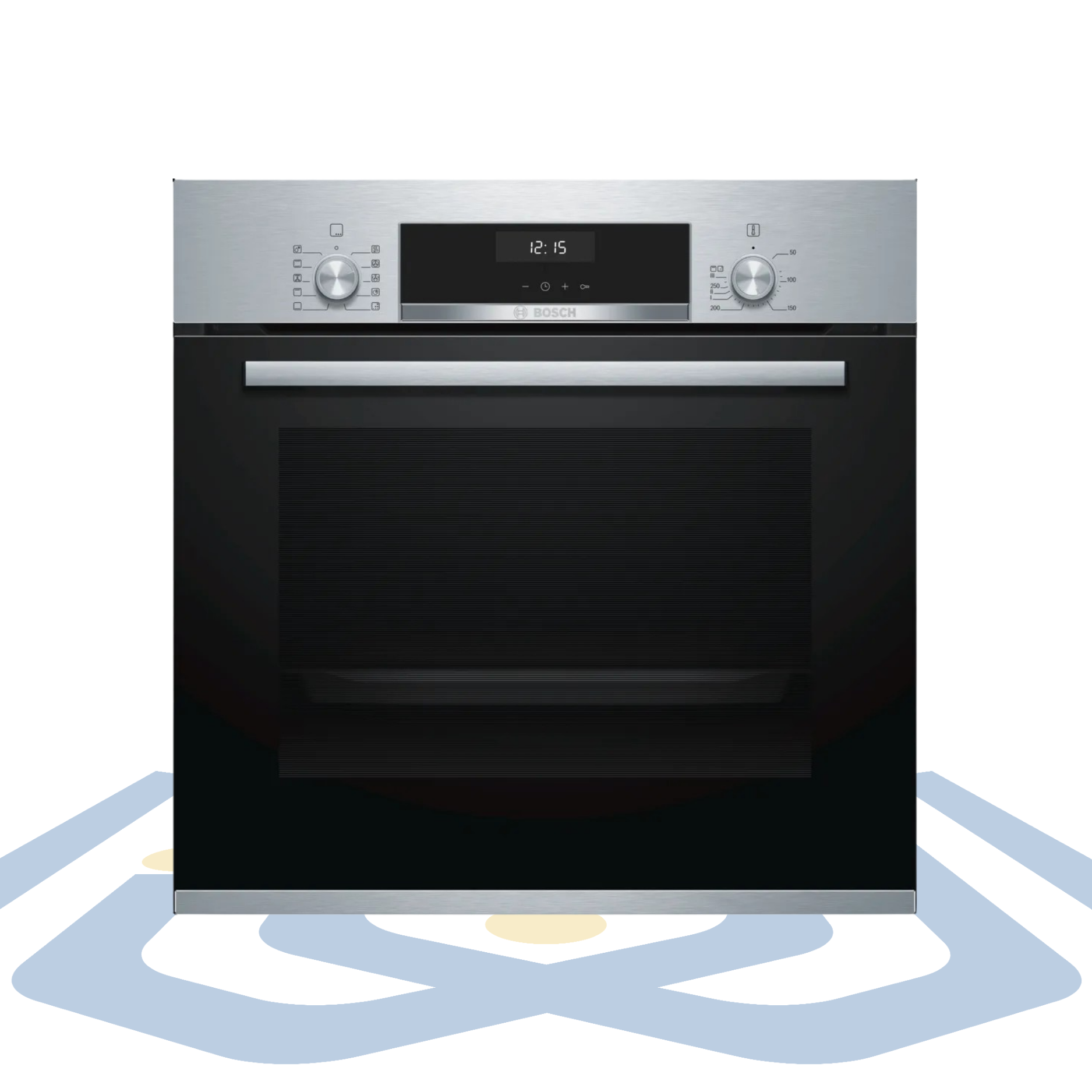 Series 6 Built-in Oven – 60x60 cm, 66L Capacity, 8 Heating Modes, Stainless Steel | Bosch HBJ558YS0G