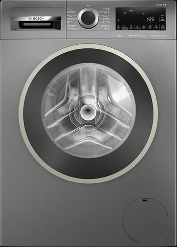 غسالة تحميل أمامي سيريس 4 – سعة 9 كجم، 1400 لفة/دقيقة، أبيض | بوش WGA244ZREG