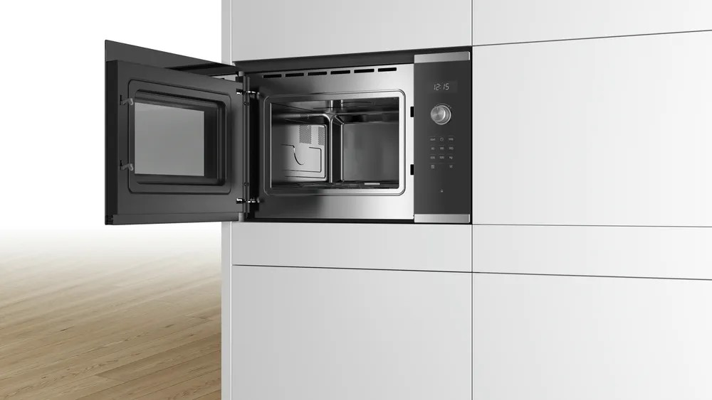Series 6 Built-In Microwave – 25L, 900W, AutoPilot 7, LED Display, Stainless Steel | Bosch BFL554MS0