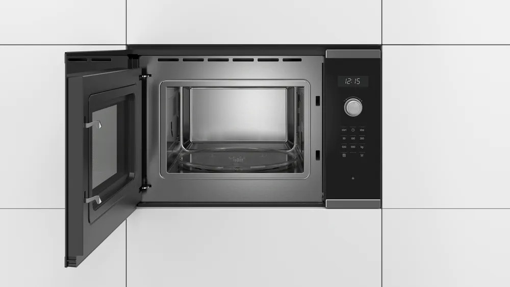Series 6 Built-In Microwave – 25L, 900W, AutoPilot 7, LED Display, Stainless Steel | Bosch BFL554MS0