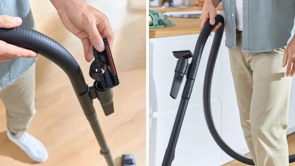 Series 4 Bagged Vacuum Cleaner – 2200W, XL Dust Bag, HEPA Filter, Black | Bosch BGL38GOLD