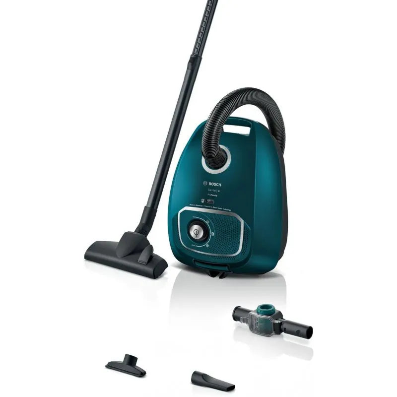 مكنسة بكيس – سعة 4 لتر، فلتر HEPA، أزرق | بوش BGL41WFAMP