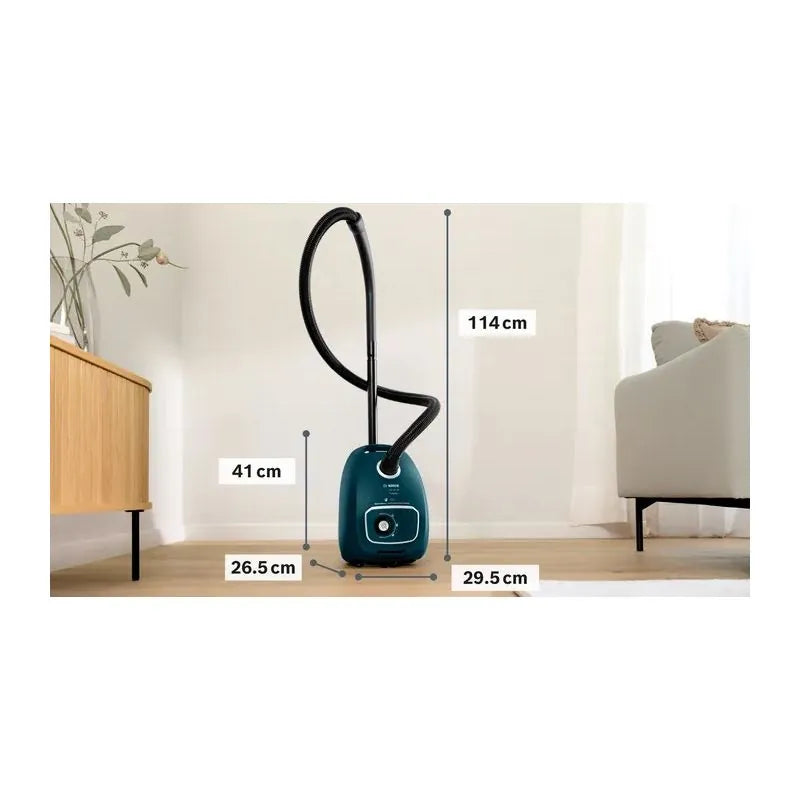 مكنسة بكيس – سعة 4 لتر، فلتر HEPA، أزرق | بوش BGL41WFAMP