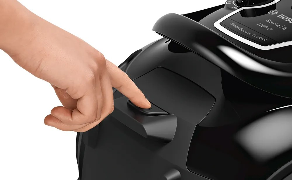 مكنسة كهربائية بدون كيس - 2200 واط، نظام التنظيف السهل،اسود| بوش BGS412234 