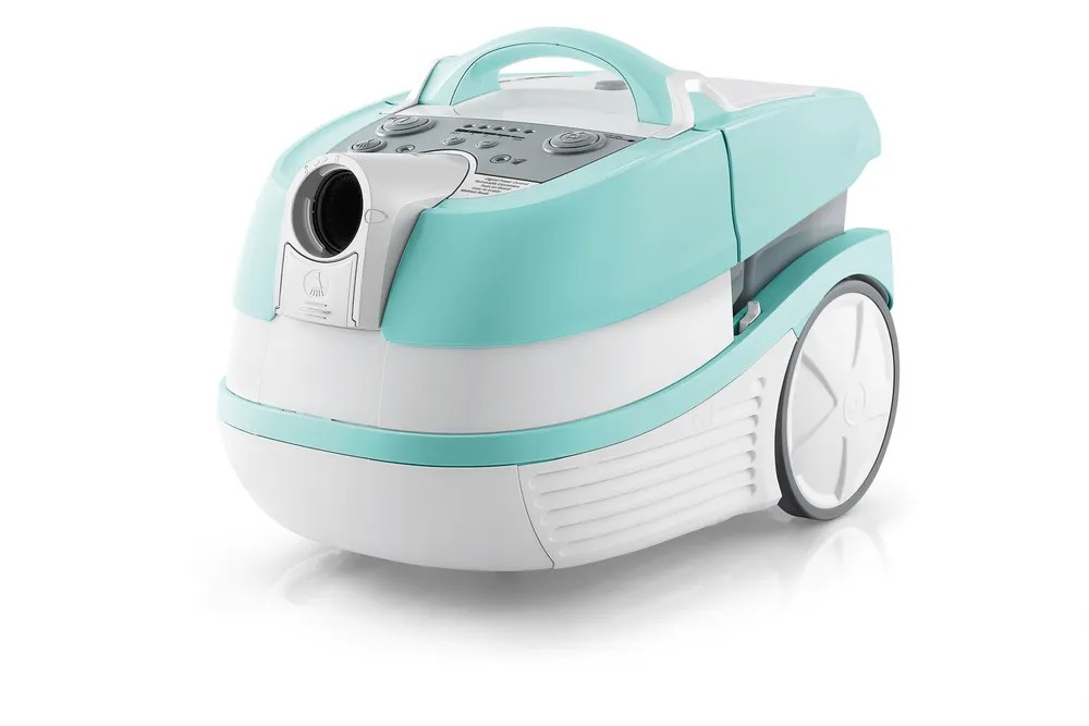 Wet and Dry Vacuum Cleaner – 2100 Watt, 3-in-1 Cleaning System, White/Blue | Bosch BWD420HYG