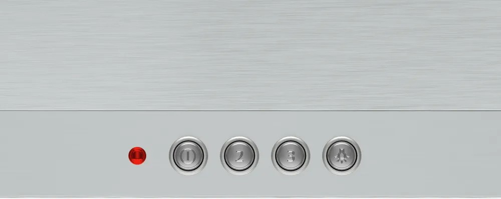 Series 2 Wall-Mounted Cooker Hood – 90 cm, 380 m³/h Extraction, LED Lights, Stainless Steel Finish | Bosch DWP94CC50T