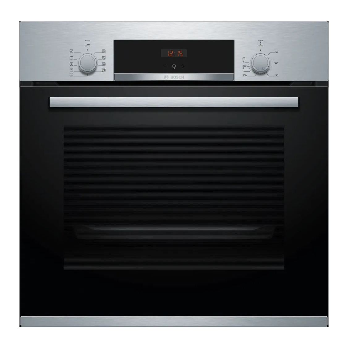 Series 4 Built-in Oven – 60x60 cm, 66L Capacity, 3D Hotair, Stainless Steel | Bosch HBJ534ES0