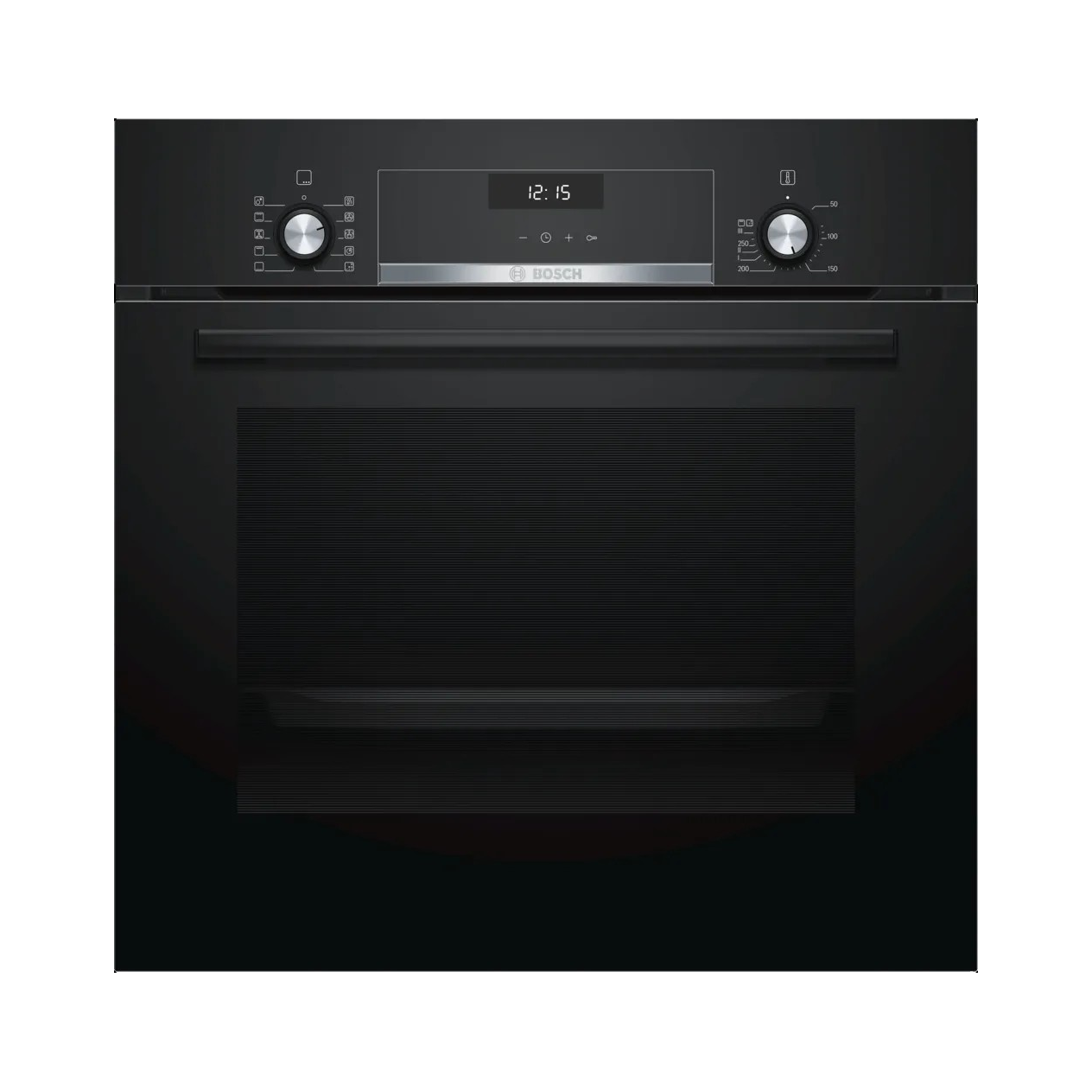Series 6 Built-in Oven – 60x60 cm, 66L Capacity, 8 Heating Modes, Black | Bosch HBJ558YB0Q