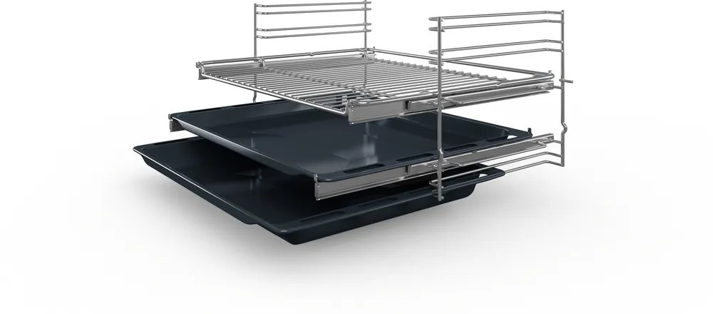 Series 6 Built-in Oven – 60x60 cm, 66L Capacity, 8 Heating Modes, Black | Bosch HBJ558YB0Q