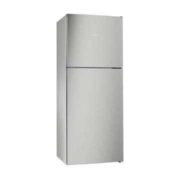 Series 2 Top Freezer Refrigerator – 328L Net Capacity,NoFrost, 178x70 cm, Stainless Steel Look | Bosch KDN43NL2E8