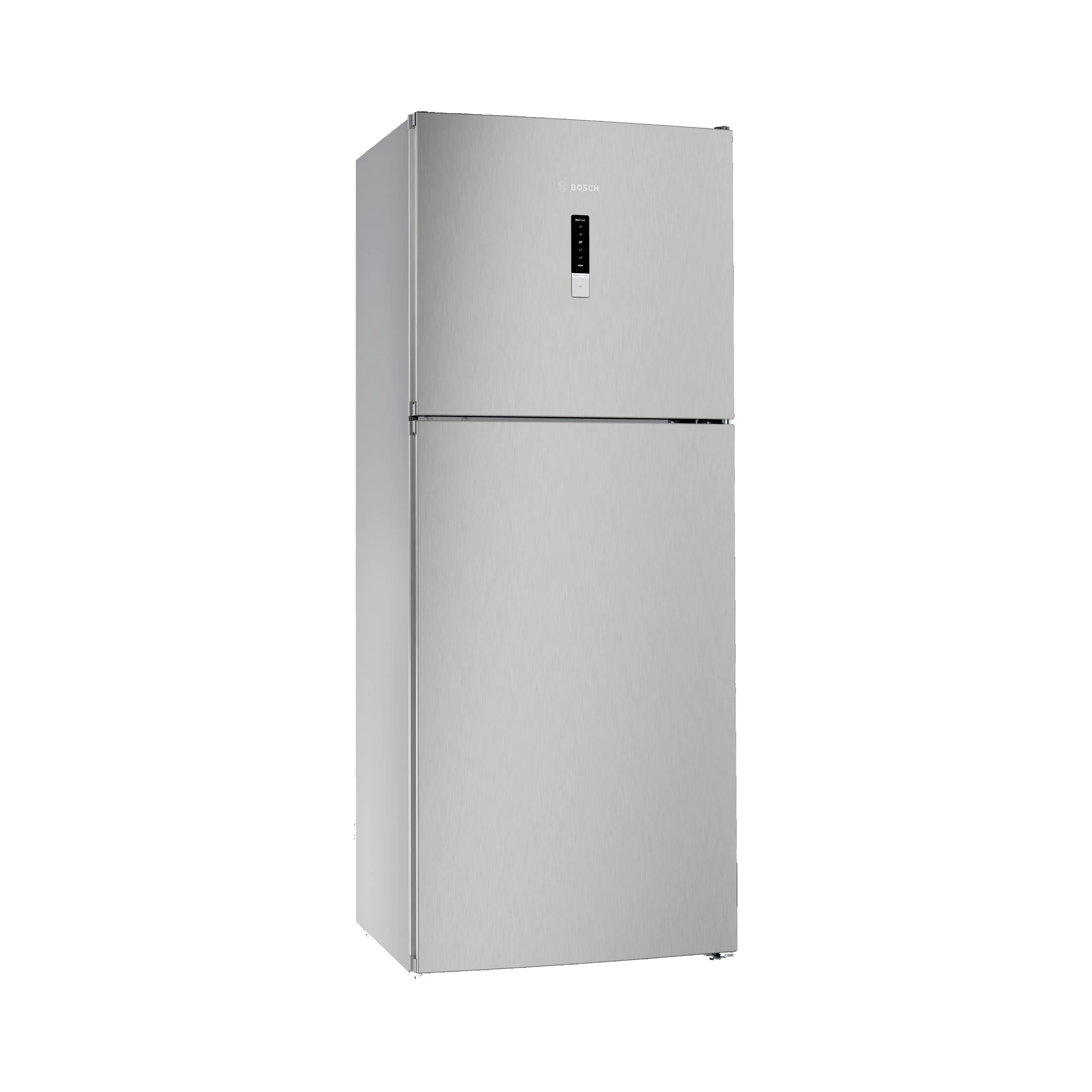 Series 4 Top Freezer Refrigerator – 328L Net Capacity, NoFrost, VitaFresh, 178x70 cm, Stainless Steel Look | Bosch KDN43VL2E8