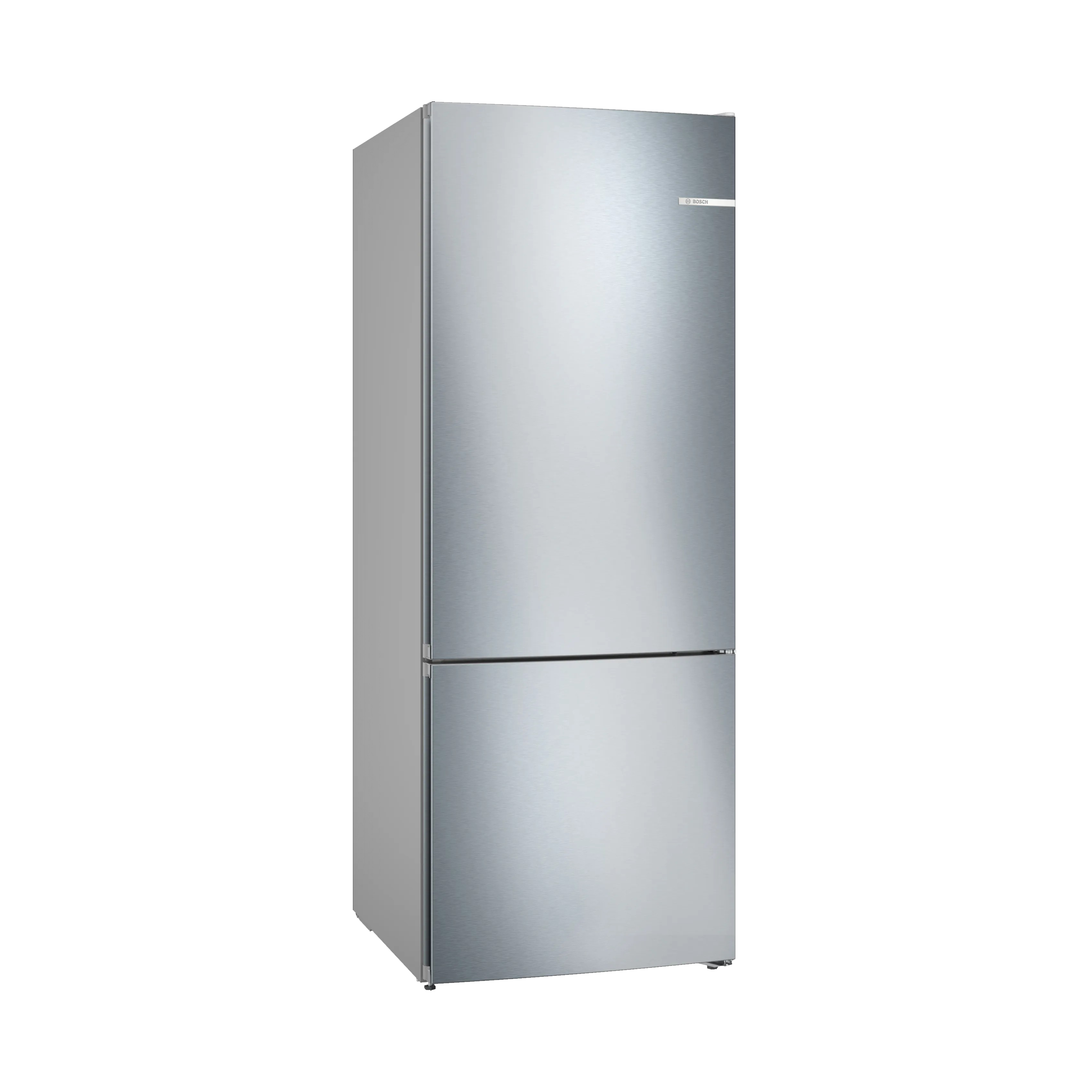 Series 4 Bottom Freezer Refrigerator – 483L Net Capacity, NoFrost, VitaFresh, 186x70 cm, Anti-Fingerprint Steel | Bosch KGN55VI2E9