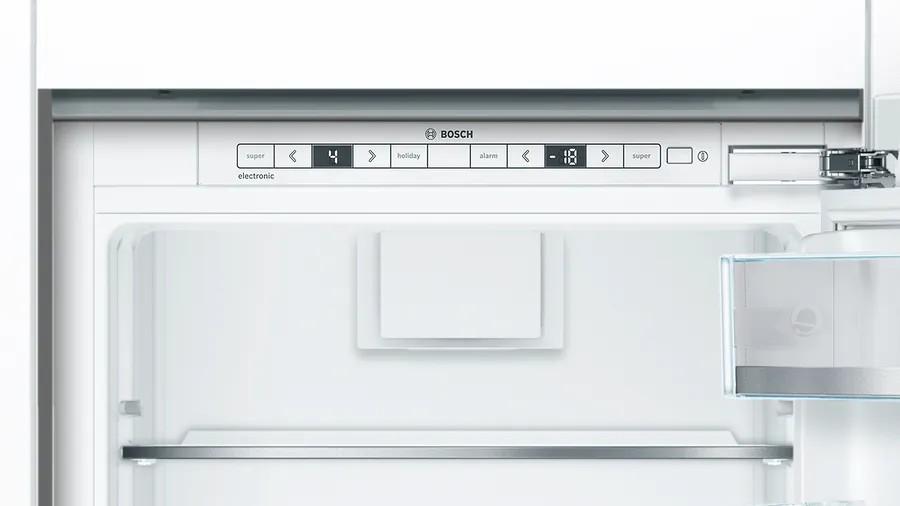Series 6 Built-in Bottom Freezer Refrigerator – 254L Net Capacity, NoFrost Freezer, 177x56 cm | Bosch KIN86AF3M8