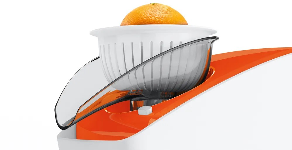 CompactPower Meat Mincer – 1600W Max Power, Citrus Press, Kebbe & Sausage Attachments, White with Soft Orange | Bosch MFW3630I