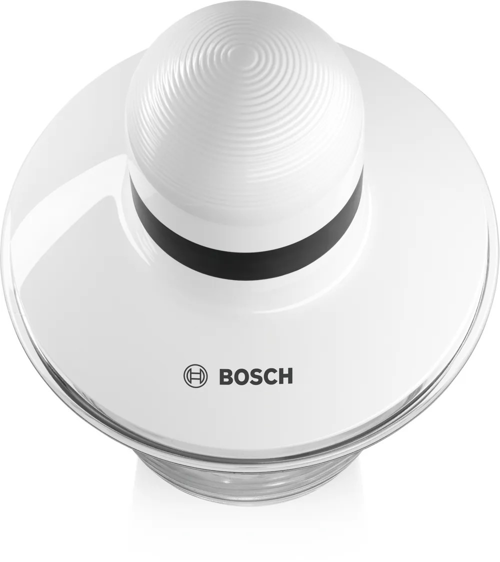 Mini Chopper – 400W, 800ml BPA-Free Bowl, Stainless Steel Blade, Beating Disc, White & Anthracite | Bosch MMR08A1