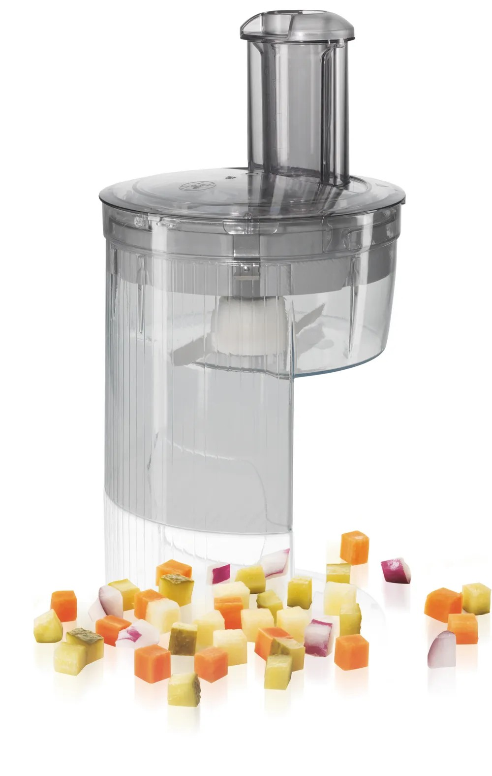 Kitchen Machine – 900W, 3.9L Stainless Steel Bowl, Meat Mincer, Blender, Citrus Press, Cube Cutter & More – White & Silver | Bosch MUM54251