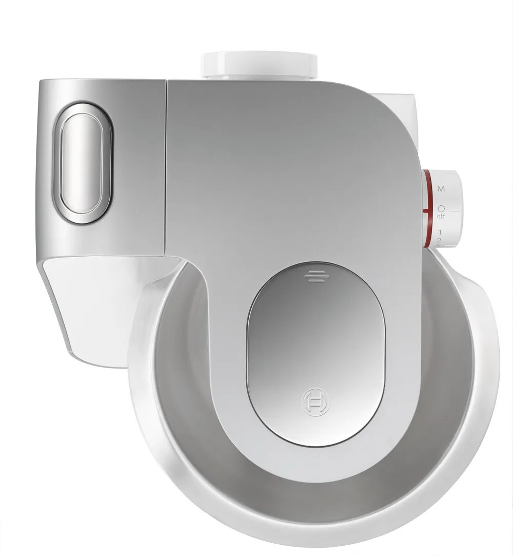 Kitchen Machine – 900W, 3.9L Stainless Steel Bowl, Meat Mincer, Blender, Citrus Press, Cube Cutter & More – White & Silver | Bosch MUM54251