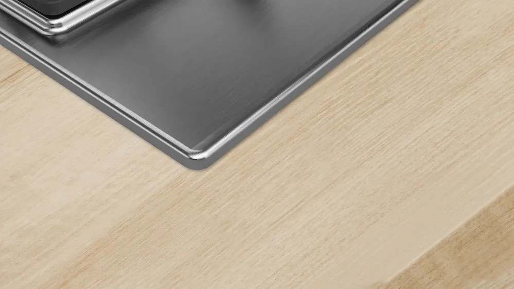 Series 6 Gas Hob – 90cm, Stainless Steel, 5 Burners, FlameSelect, Cast Iron Pan Supports | Bosch PCR9A5B90