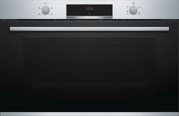 Series 4 Gas Built-in Oven – 90x60 cm, 102L Capacity, Stainless Steel | Bosch VGD553FR0