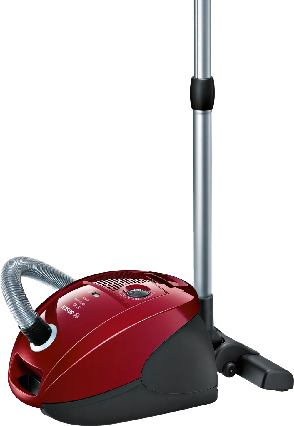 Bagged Canister Vacuum Cleaner – 2200 Watt, 4 Liter Capacity, Red | Bosch BSGL3MULT3