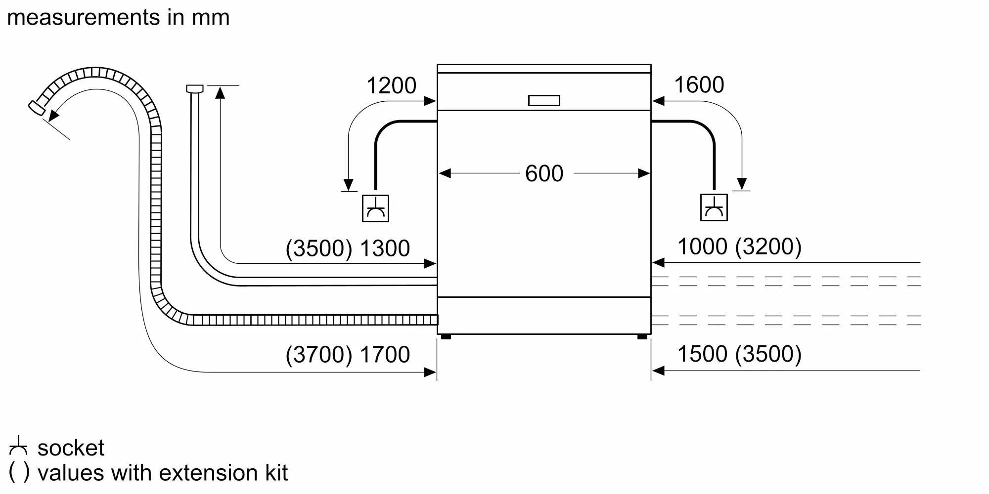 Series 2 Built-in Fully Integrated Dishwasher – 60 cm, 13 Place Settings | Bosch SMV26DX00T
